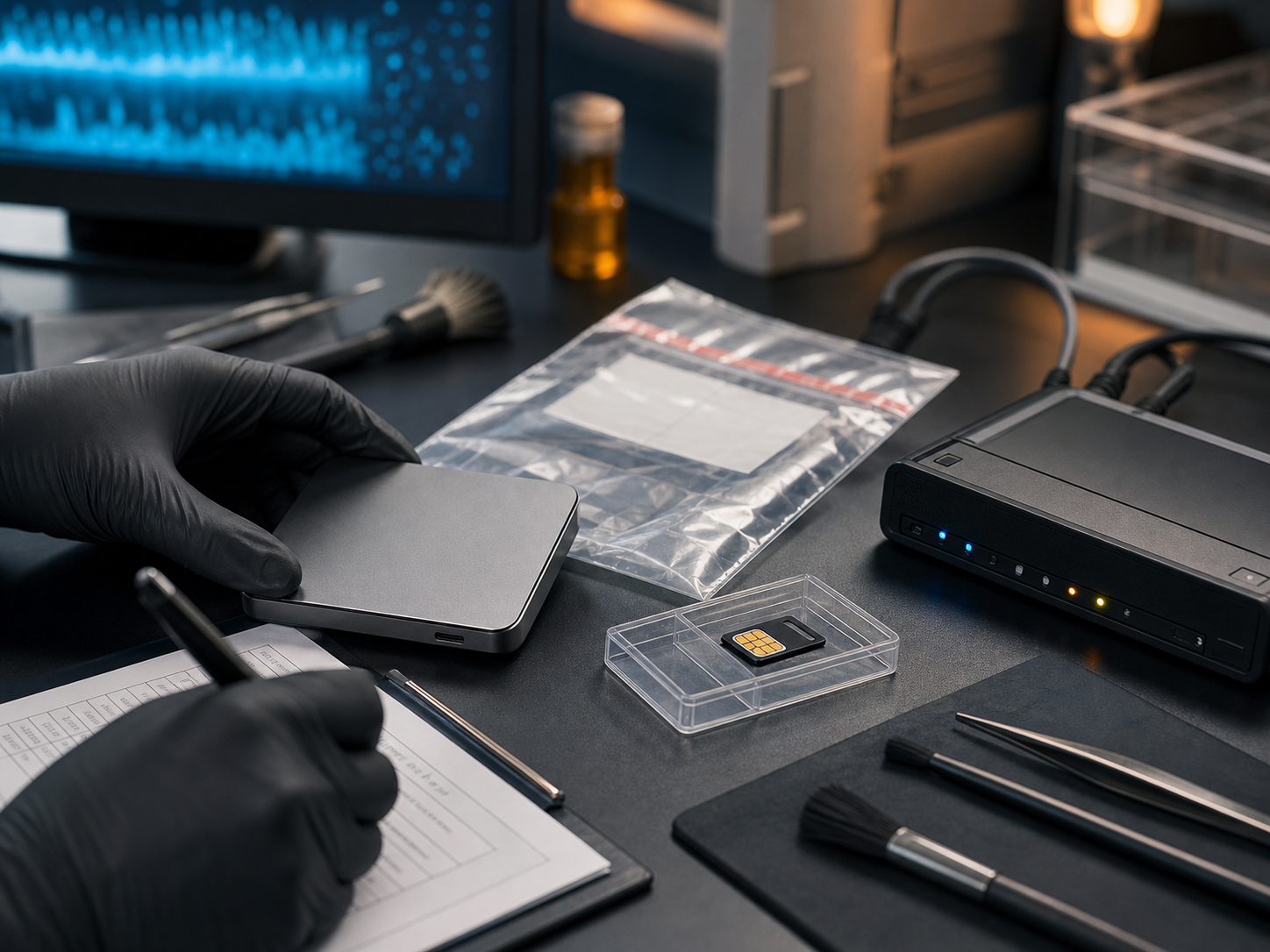 Digital evidence triage and forensic analysis